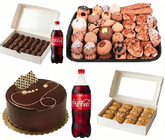 Ekler ve 2x1 Litre Kola Dahil 6-9 Kişilik Menü